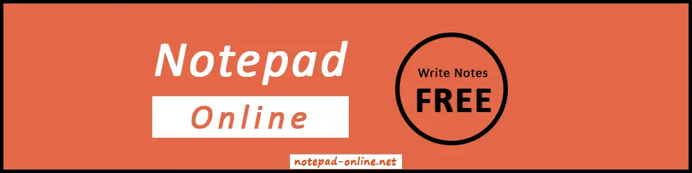 Online Notepad - Write and Save your Notes
